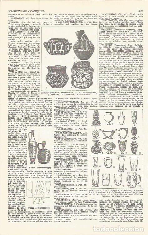 Postcards: LAMINA 51624: Tipos de vasijas y vasos - VVAA