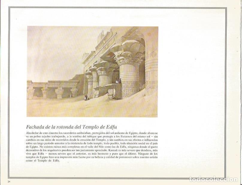 Postcards: LAMINA 51735: Fachada de la rotonda del Templo de Edfu - William Brockedon