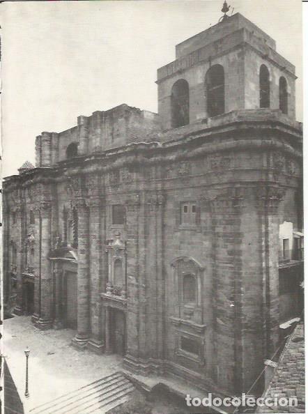 Postais: LAMINA 51447: Fachada de la Catedral de Tortosa, Tarragona - M. Bartolome Lopez