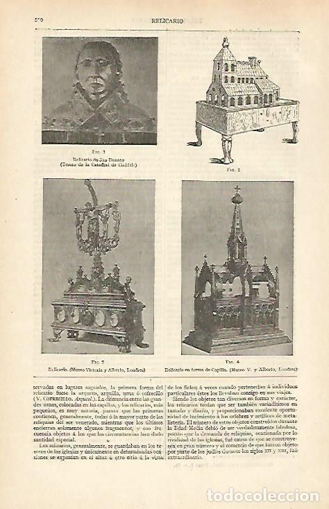 Postales: LAMINA ESPASA 31000: Relicarios - Varios