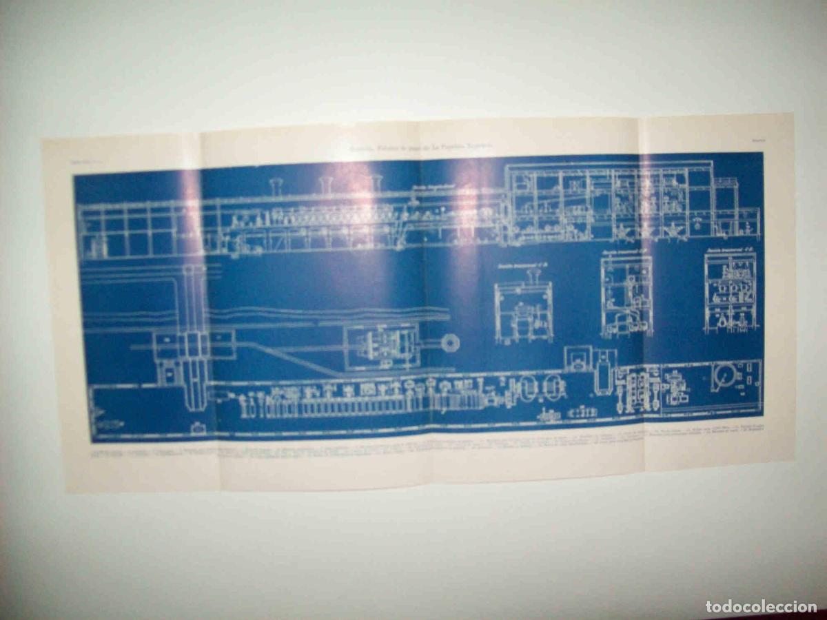 Postales: LAMINA ESPASA 31054: Planta de la Fabrica de la Papelera Espa&ntilde;ola en Renteria - Varios
