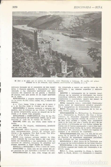 Postcards: LAMINA 51465: El Rhin a su paso por el centro de Alemania - VVAA