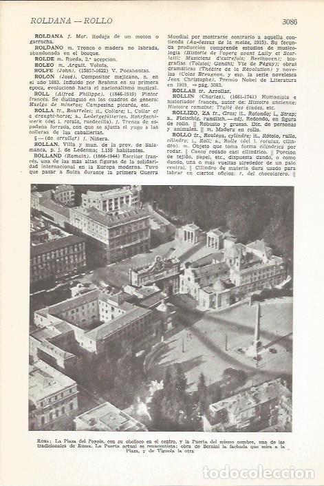 Postais: LAMINA 51460: Plaza del Popolo en Roma - VVAA