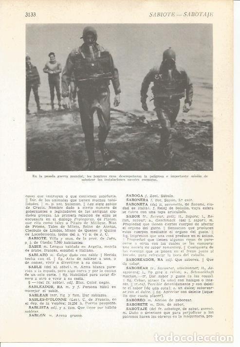 Postcards: LAMINA 51530: Hombres rana de la Segunda Guerra Mundial - VVAA