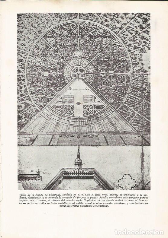 Postcards: LAMINA 26081: Plano de Carlsruhe - VVAA