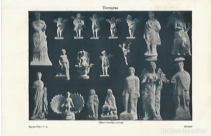 Postales: LAMINA ESPASA 31159: Esculturas griegas del Museo de Atenas - Varios