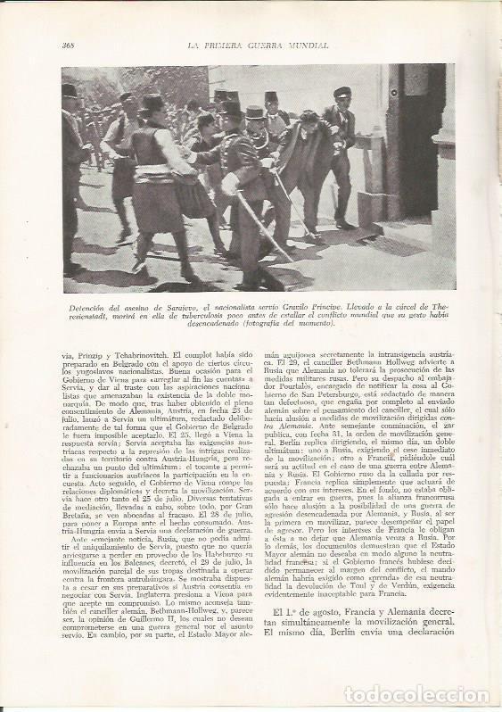 Cartoline: LAMINA 26183: Detencion de Gravilo Principe en Sarajevo en 1914 - VVAA