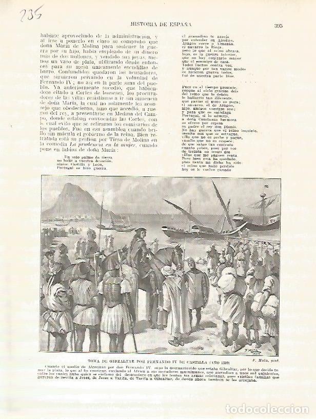 Cartoline: LAMINA 4748: Toma de Navarra por Fernando IV de Castilla - Manuel Rodriguez Codola