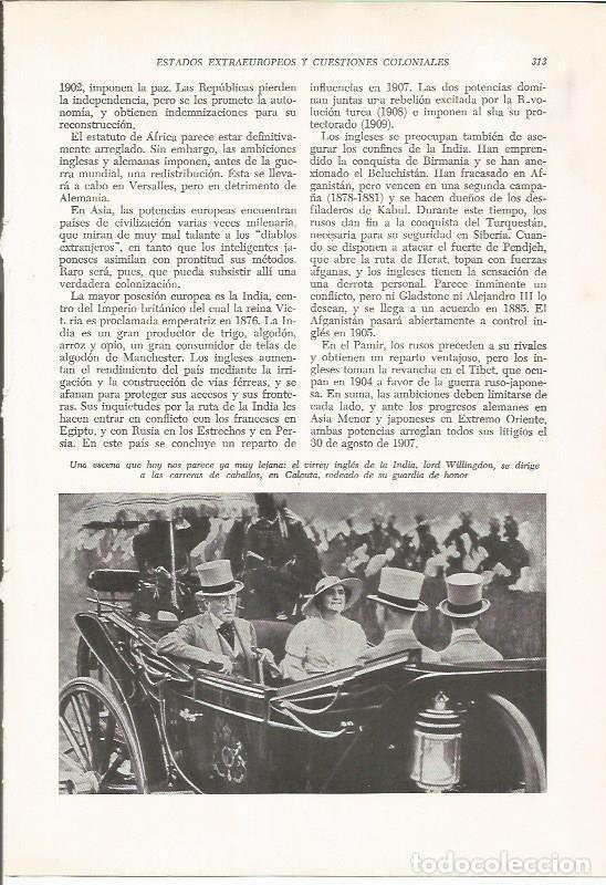 Cartoline: LAMINA 26159: El virrey de la India en Calcuta - VVAA