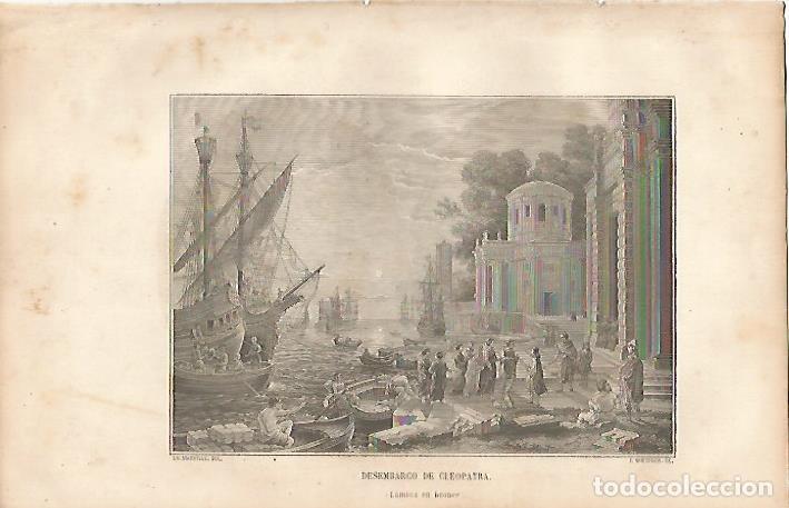 Postcards: LAMINA 11566: Desembarco de Cleopatra - Varios