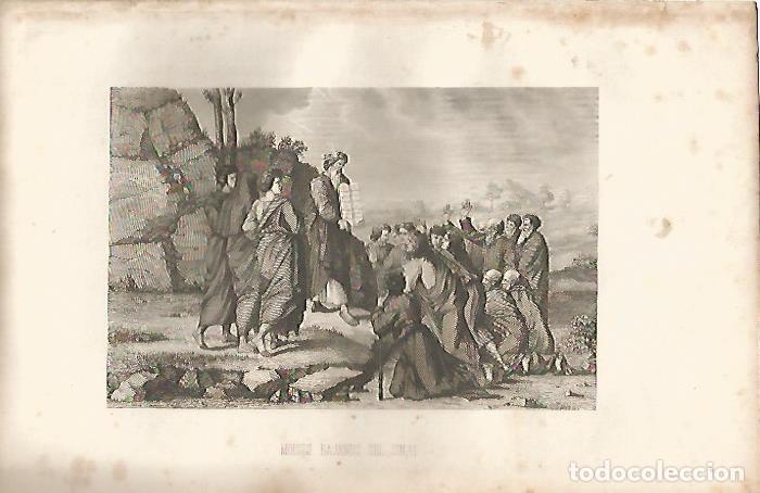 Postales: LAMINA 11582: Moises bajando del Sinai - Varios