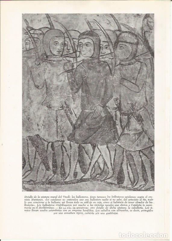 Postales: LAMINA 25884: Los ballesteros del Salo del Tinell, Barcelona - VVAA