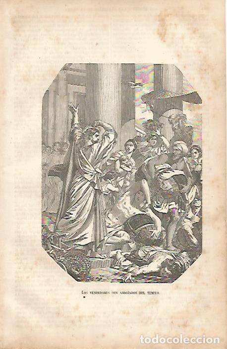 Postkarten: LAMINA 11573: Los vendedores son arrojados del templo - Varios