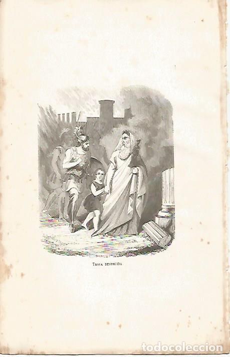 Cartoline: LAMINA 11586: Troya destruida - Varios