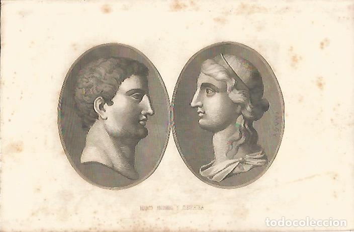 Postcards: LAMINA 11565: Marco Antonio y Cleopatra - Varios