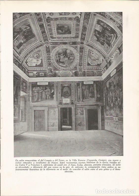 Postcards: LAMINA 25959: Salon de la Villa Farnese de Caprarola, Italia - VVAA