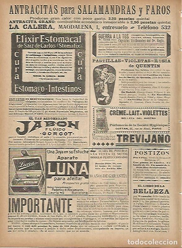 Postales: LAMINA 11715: Publicidad de Elixir Estomacal de Saiz de Carlos - Varios