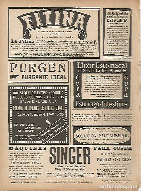 Postales: LAMINA 11642: Publicidad de Fitina y Purgen - Varios