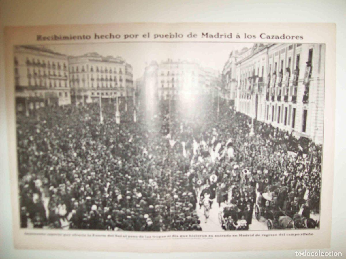 Postkarten: LAMINA 11652: Recibimiento de los Cazadores en Madrid - Varios