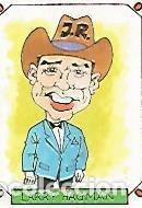 Postales: CROMO CARICATURAS 22 numero 171: LARRY HAGMAN - Varios