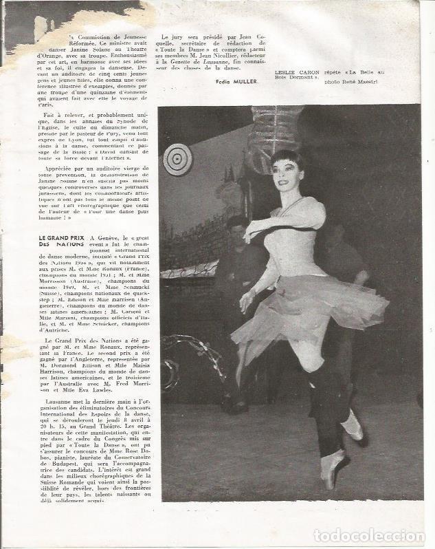 Cartoline: LAMINA 26339: Leslie Caron en LA Belle Bois Dormant - VVAA