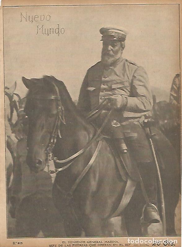 Cartoline: LAMINA 11719: El teniente general Marina en el Rif - Varios