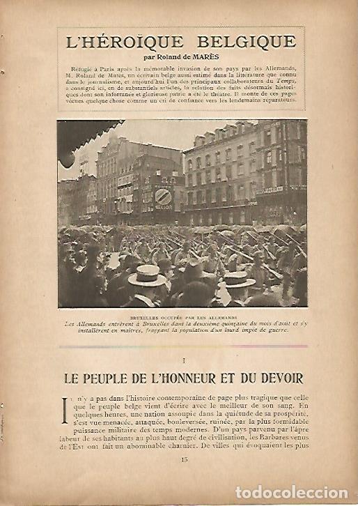 Cartoline: LAMINA 11921: Bruselas ocupada por los alemanes - Varios