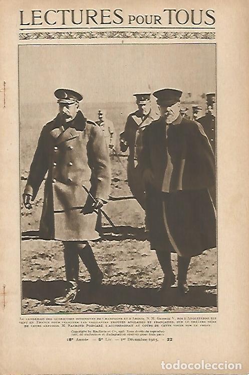 Cartoline: LAMINA 11870: Jorge V de Inglaterra en Francia - Varios