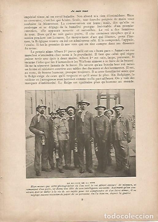 Postales: LAMINA 11918: Mineros de Belgica - Varios