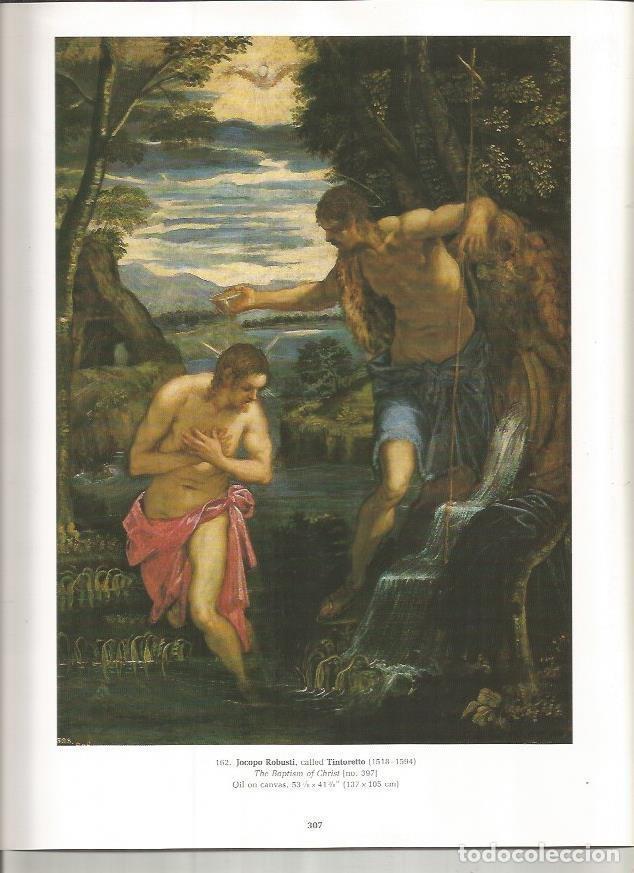 Postales: LAMINA PRADO 26080: El bautismo de Cristo, por Tintoretto - Santiago Alcolea Blanch