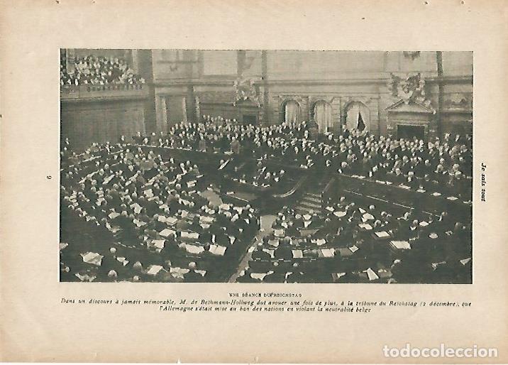 Postales: LAMINA 11976: Discurso de Bethmann-Hollweg - Varios