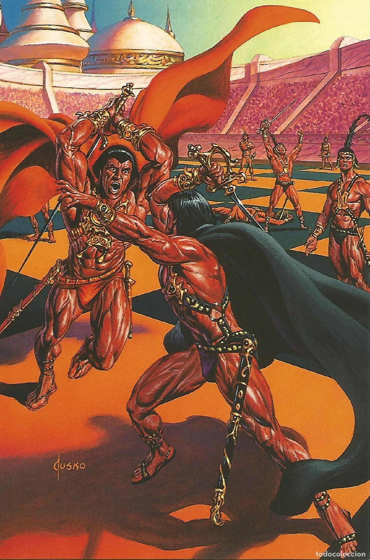 Postales: Colossal Card 86: Joe Jusko. The Battle of the Kings - Joe Jusko