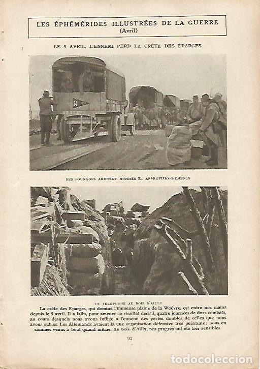 Postales: LAMINA 12016: Furgones en Eparges - Varios