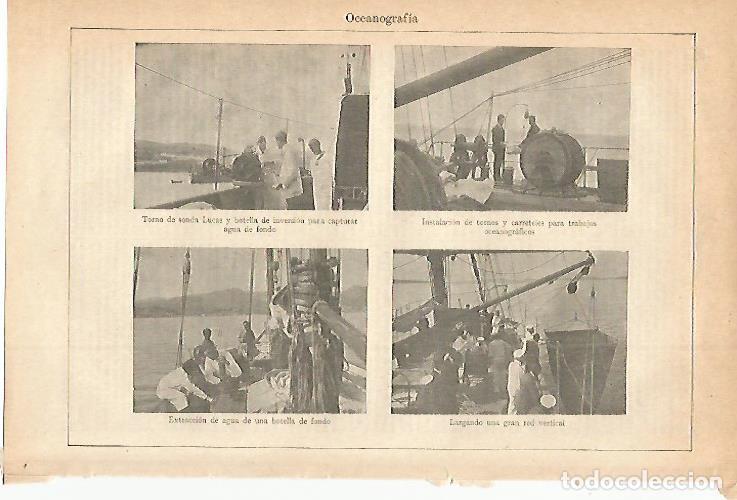 Postales: LAMINA ESPASA 7819: Oceanografia - Varios