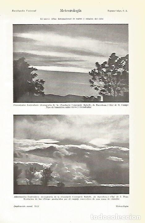 Postales: LAMINA ESPASA 7822: Nuevo Atlas Internacional de nubes y estados del cielo - Varios