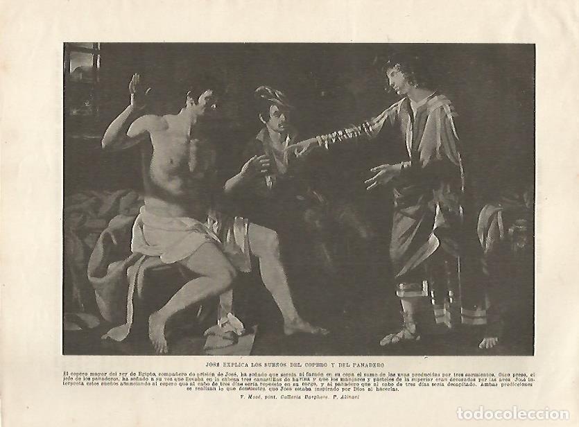 Cartes Postales: LAMINA 5078: Jose explica los sue&ntilde;os del copero y del panadero - Guillermo de Boladeres