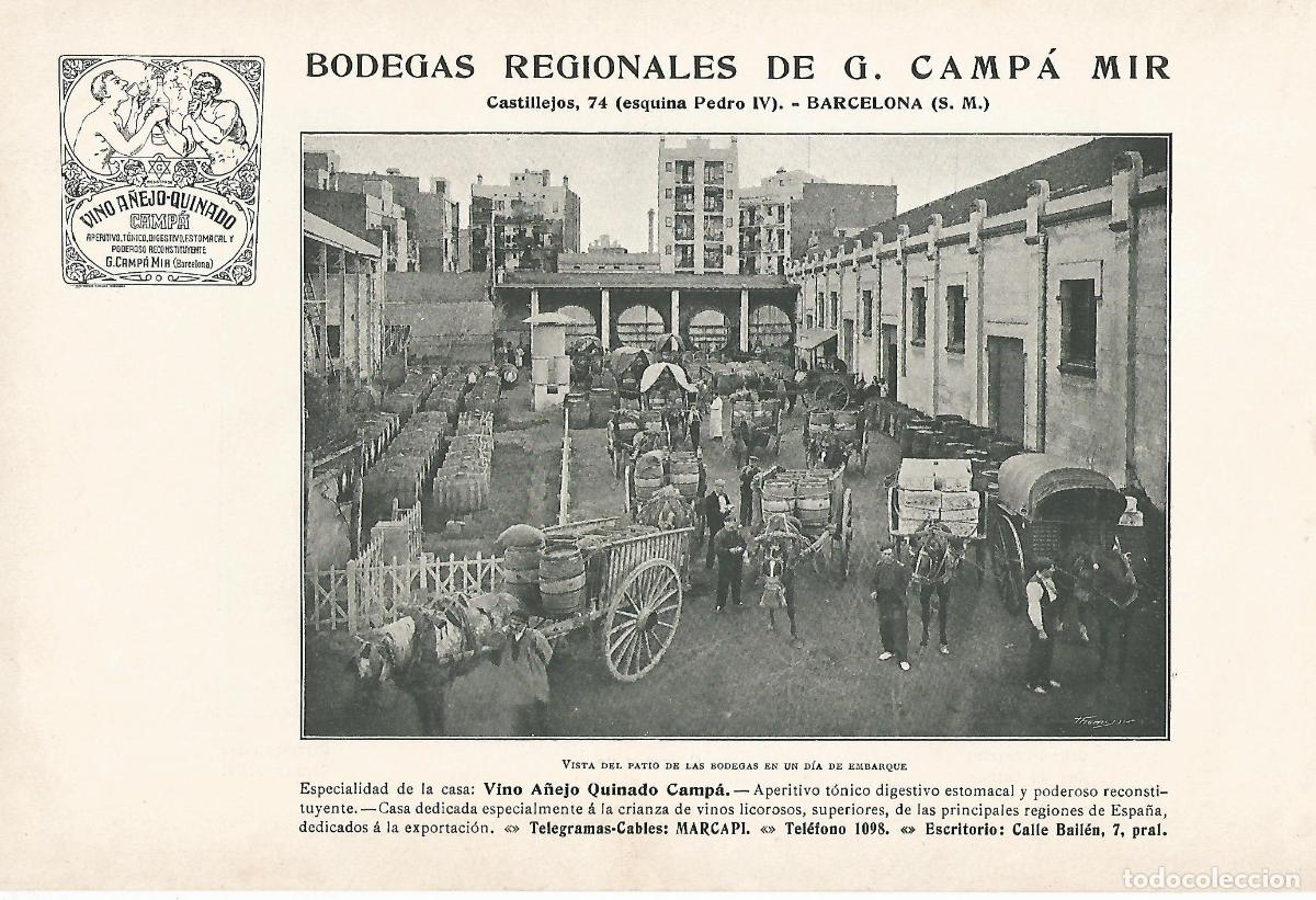 Cartoline: Lamina 021: Bodegas Regionales de G. Campa Mir - Emilio Canet (Director)