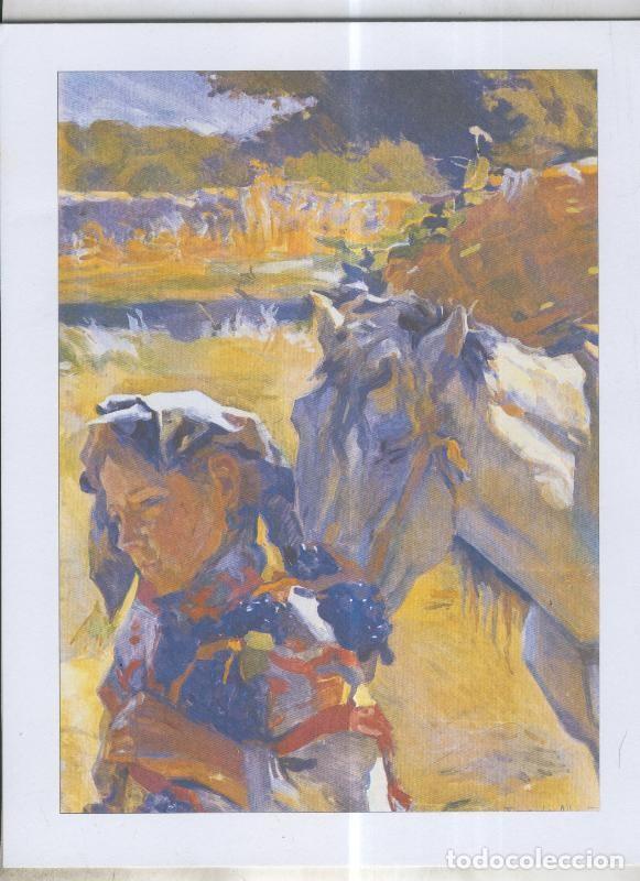 Cartoline: Joyas de Blanco y Negro lamina numero 05: De vuelta del mercado de Fernando Alberti y Barcelo - Vari