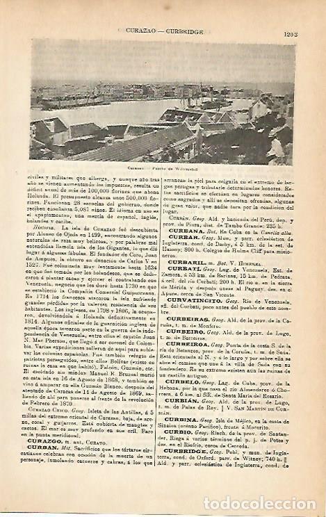 Cartes Postales: LAMINA ESPASA 14373: Puerto de Willemstad en Curazao - Varios