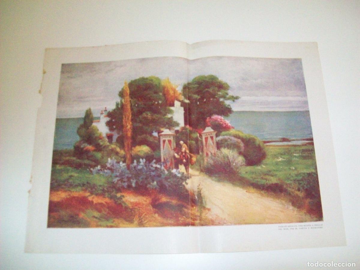 Cartes Postales: LAMINA 2437: Paisaje andaluz una quinta a orillas del mar. Obra de Garcia y Rodriguez - Varios