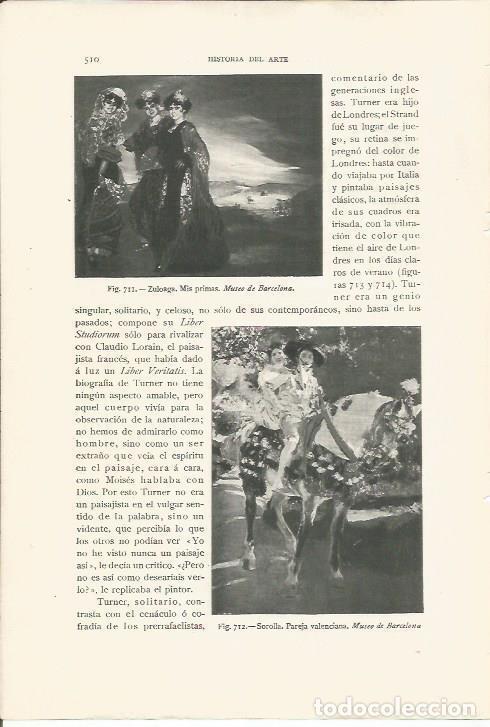 Cartes Postales: LAMINA 26981: Mis primas, por Zxuloaga y Pareja valenciana, por Sorolla - J. Pijoan