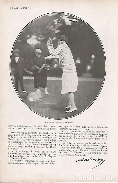Cartes Postales: LAMINA BLANCO Y NEGRO 8174: La Duquesa de Westminster - Varios