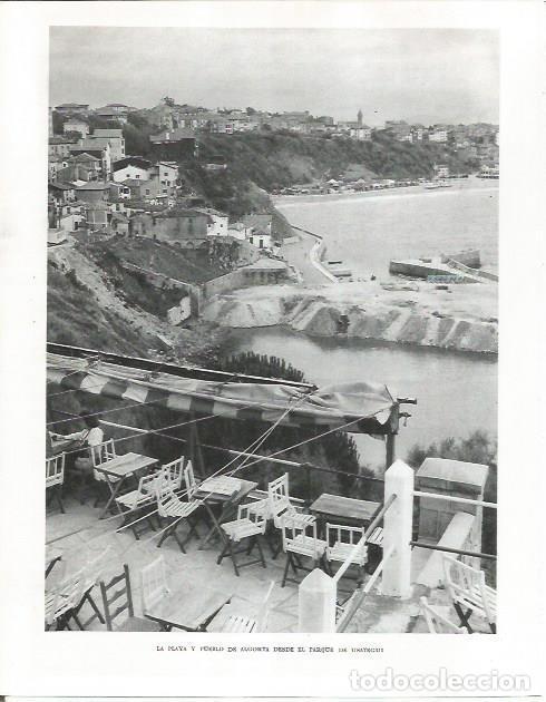 Postkarten: LAMINA 26574: Playa de Algorta - Pio Baroja