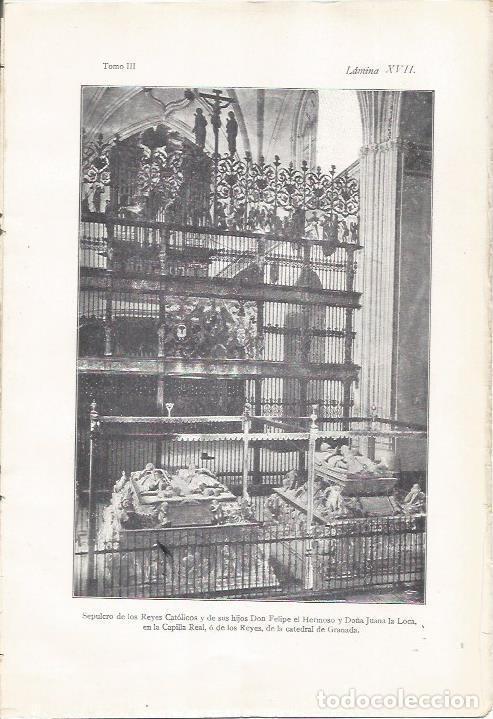 Postkarten: LAMINA 26863: Sepulcro de los Reyes Catolicos en la catedral de Granada - J. Pijoan