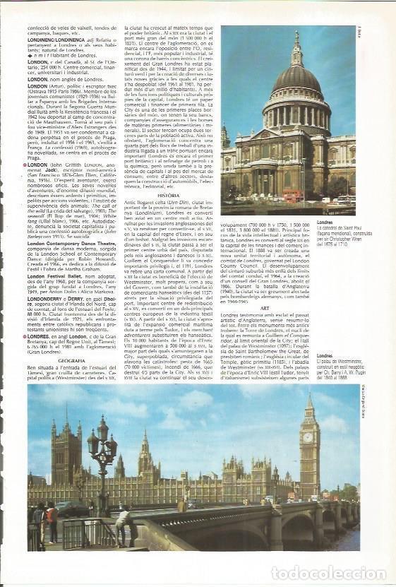 Postkarten: LAMINA LAROUSSE 70360: Palacio de Westminster y Saint Paul, Londres - VVAA
