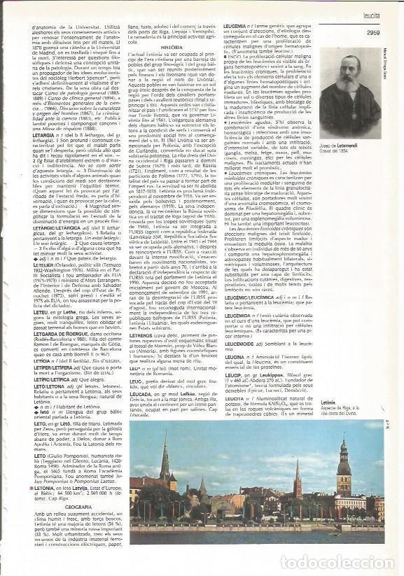 Cartes Postales: LAMINA LAROUSSE 70375: Josep de Letamendi y vista de Riga, Letonia - VVAA