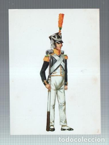 Postales: Estampa: Tirador del quinto ligero de coraceros de infanteria , a&ntilde;o 1808. Francia -