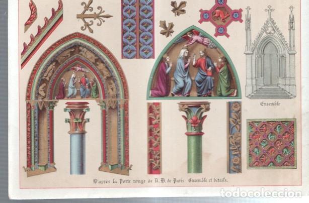 Postcards: Documents du Moye-Age XIV eme siecle, numerada atras 7 -