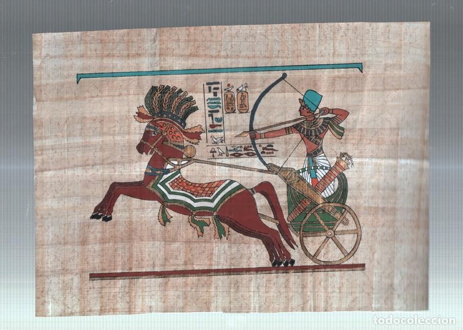 Cartes Postales: PERGAMINO Egipcio de RAMSES II en la batalla de Kadech (Souvenir-Reproduccion) - Varios