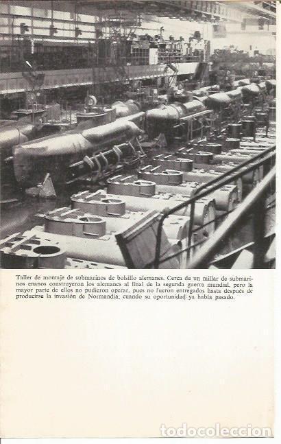 Cartes Postales: LAMINA 27054: Taller de submarinos en Alemania - Luis de la Sierra